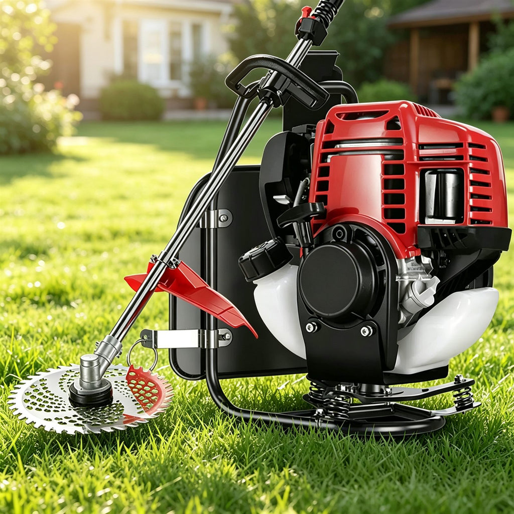 High-Power 4-Stroke Backpack Gas Lawn Mower