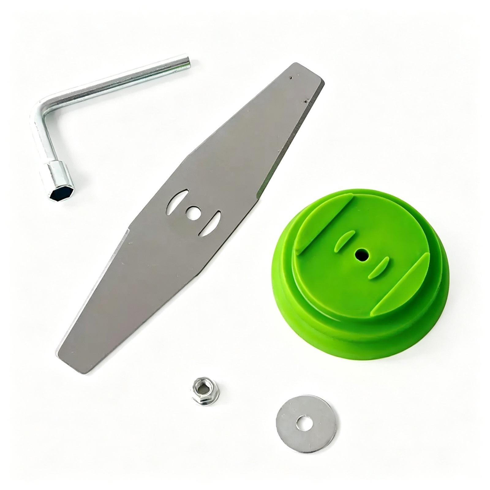 Straight Metal Blade for Handheld Cordless Grass Trimmer